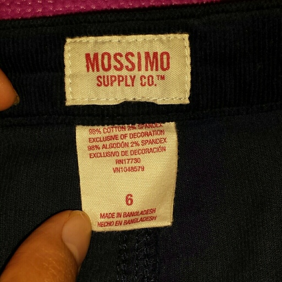 Navy floral skirt - Picture 3 of 3